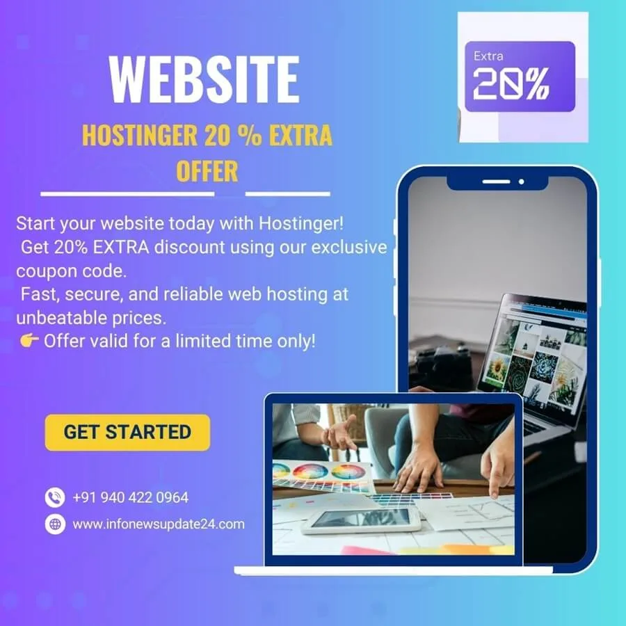 Hostinger 20 % offer
