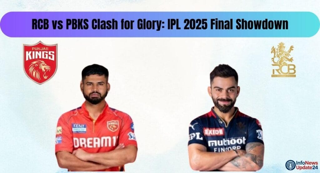 RCB vs PBKS Clash for Glory: IPL 2025 Final Showdown 1 IPL 2025 FINAL RCB vs PBKS
