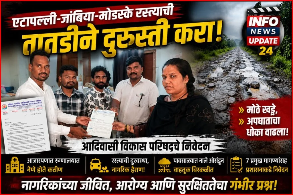 एटापल्ली-etapalli jambiya modaske rasta durusti nivedan.webp